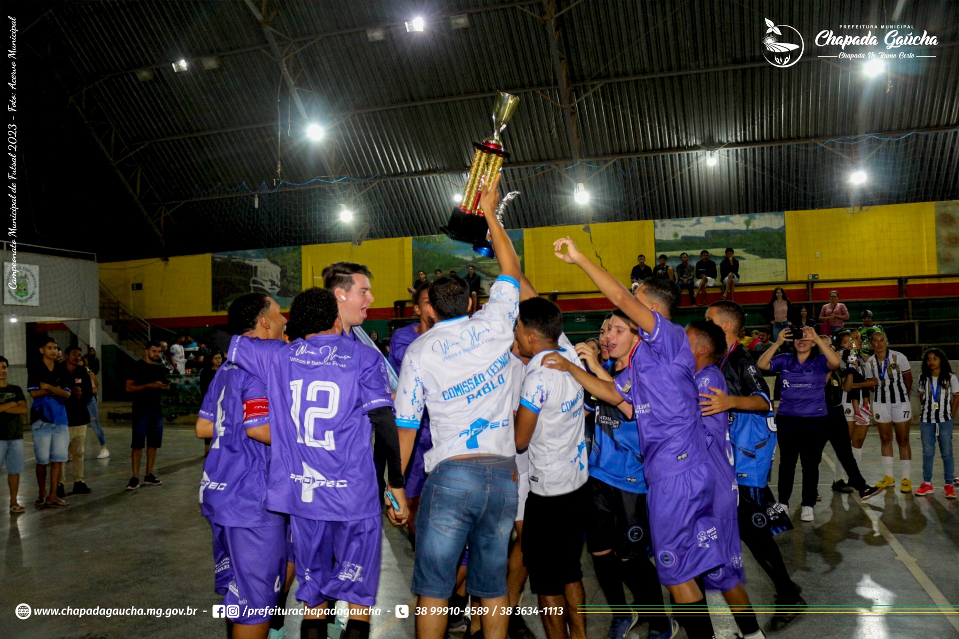 Finais do Campeonato Municipal de Futsal de Chapada 